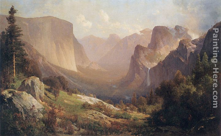 View of Yosemite Valley painting - Thomas Hill View of Yosemite Valley art painting